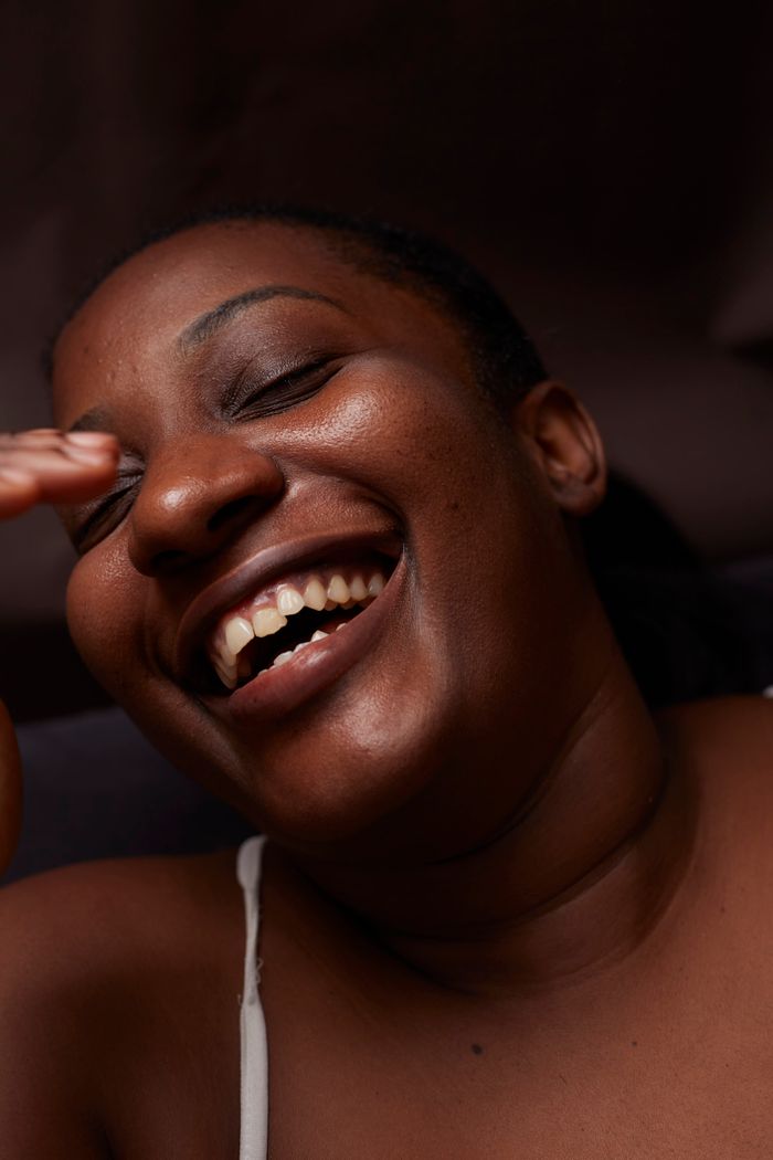 Smiling patient